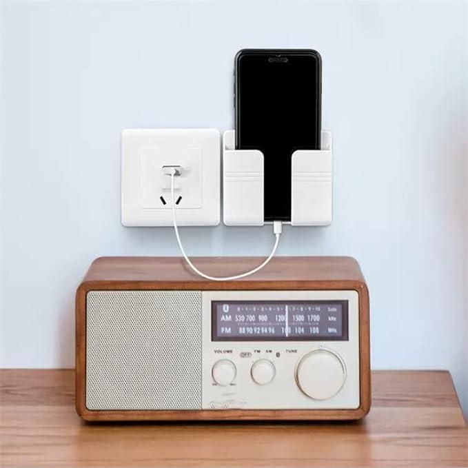 Wall Mounted Mobile Holder With Adhesive Strips& Charging Holder (Buy 1 Get 2 free)