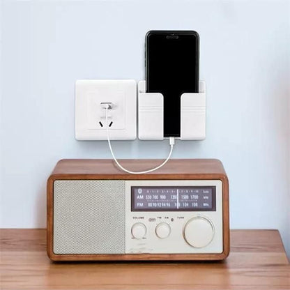 Wall Mounted Mobile Holder With Adhesive Strips& Charging Holder (Buy 1 Get 2 free)